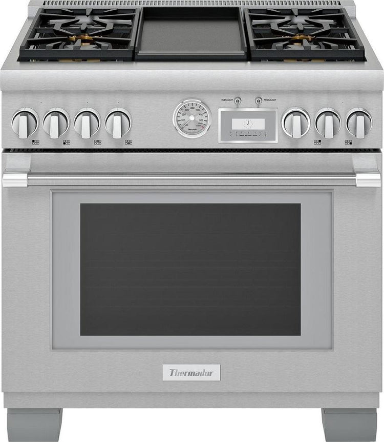 Thermador Pro Grand Professional Series PRD364WDGU 36" Dual Fuel Range