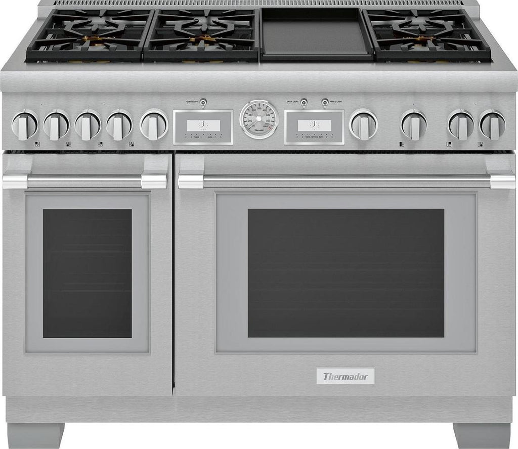 Thermador Pro Grand PRD486WDGU 48" Smart Dual Fuel Range with a Griddle Perfect