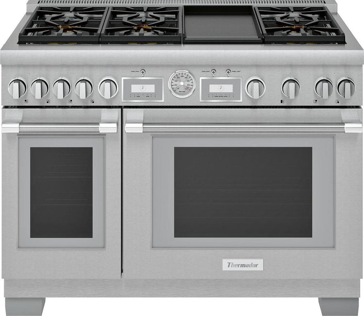 Thermador Pro Grand PRD486WDGU 48" Smart Dual Fuel Range with a Griddle Perfect