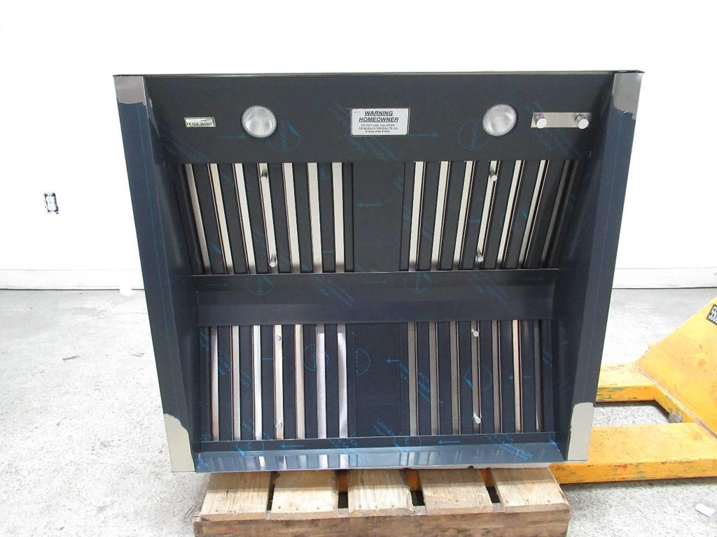 Trade-Wind S7200CD Series 36" Halogen 1200 CFM SS Wall Mount Hood S723612CD