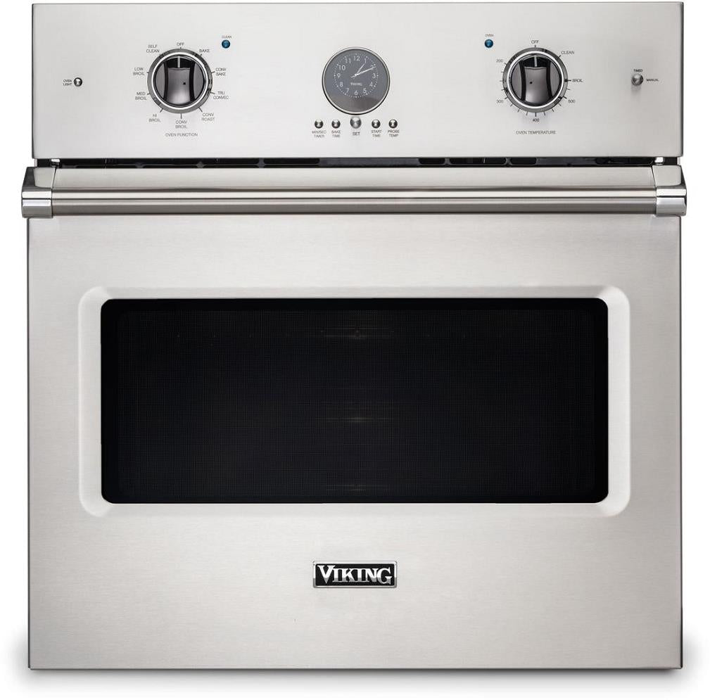 Viking 5 Series 30" 4.7 cu.ft TruConvec 2021 Single Wall SS Oven VSOE530SS