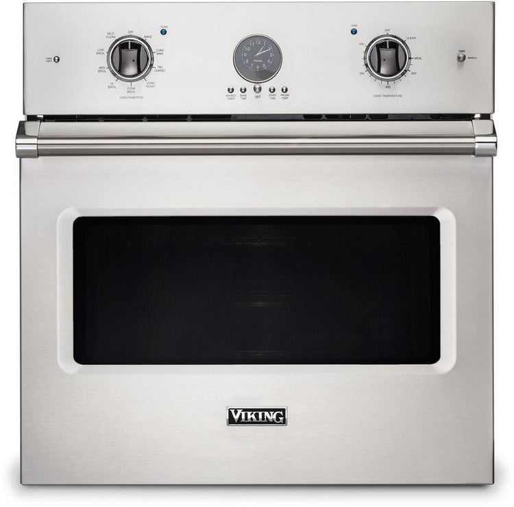 Viking 5 Series 30" 4.7 cu.ft TruConvec 2021 Single Wall SS Oven VSOE530SS