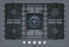 Bosch Benchmark Series 36" Gray Tempered Glass Surface Gas Cooktop NGMP677UC