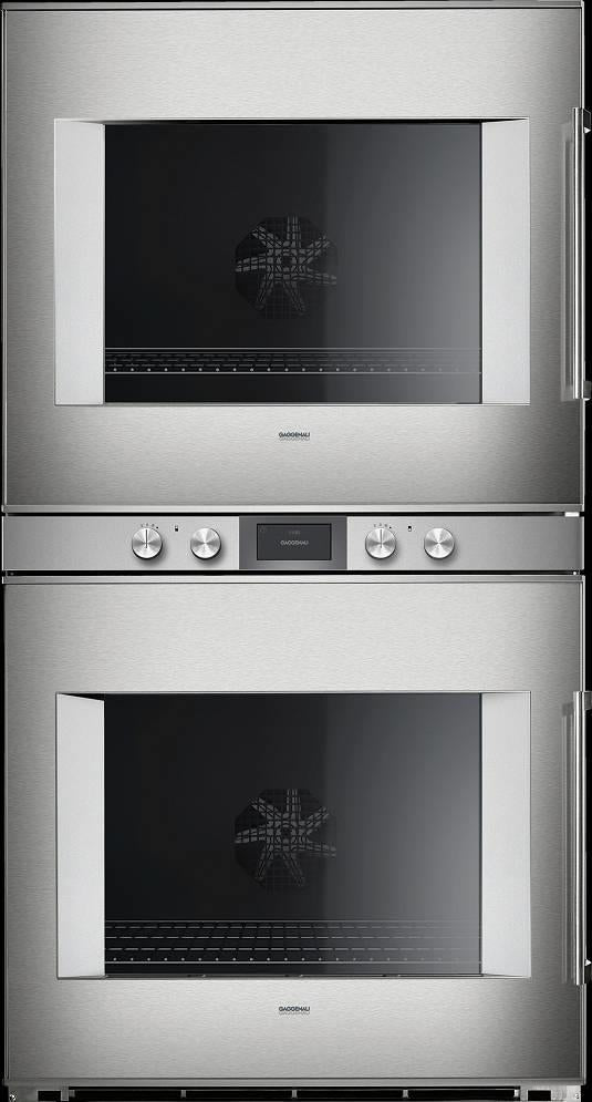 Gaggenau 30" Universal Heating Electric 400 Series Double Wall Oven BX481612