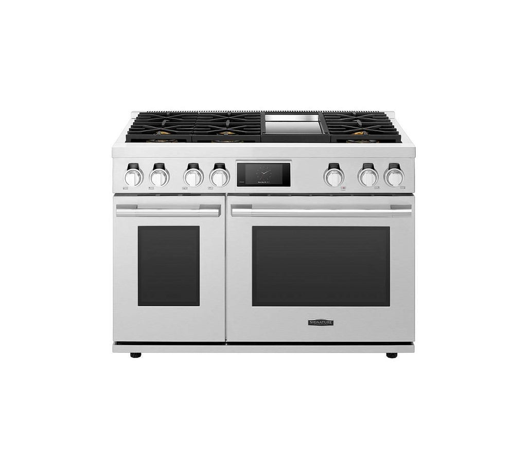 Signature Kitchen Suite 48" Double Oven Dual Fuel Convection Range SKSDR480GS - Alabama Appliance