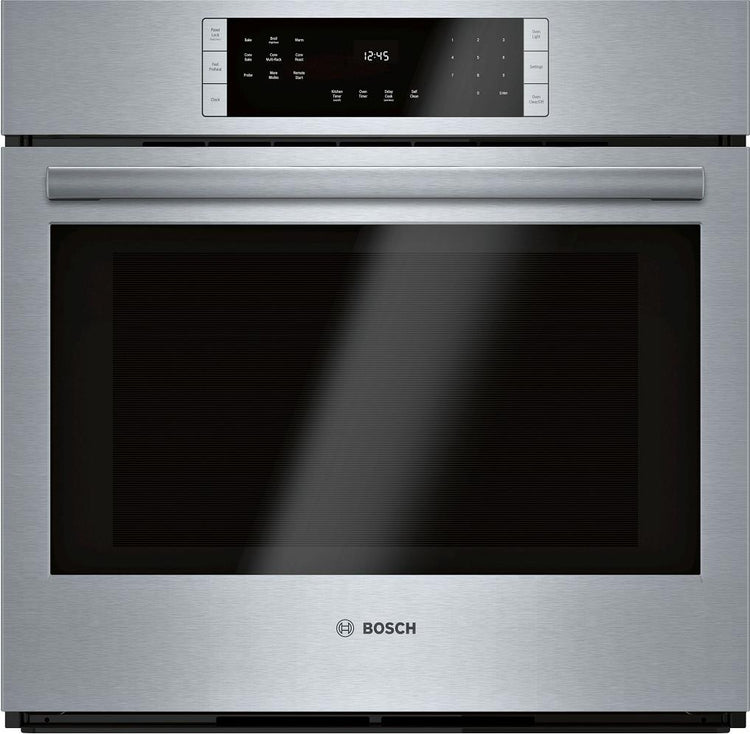 Bosch 800 Series HBL8453UC 30" Smart Single Electric Wall Oven Stainless Steel