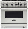 Viking 5 Series VGIC53626BSS 36" Freestanding Professional Gas Range 2021 Model