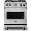 Viking 2024 30" 4 Burners ProFlow SS Professional 5 Series Gas Range VGR5304BSS