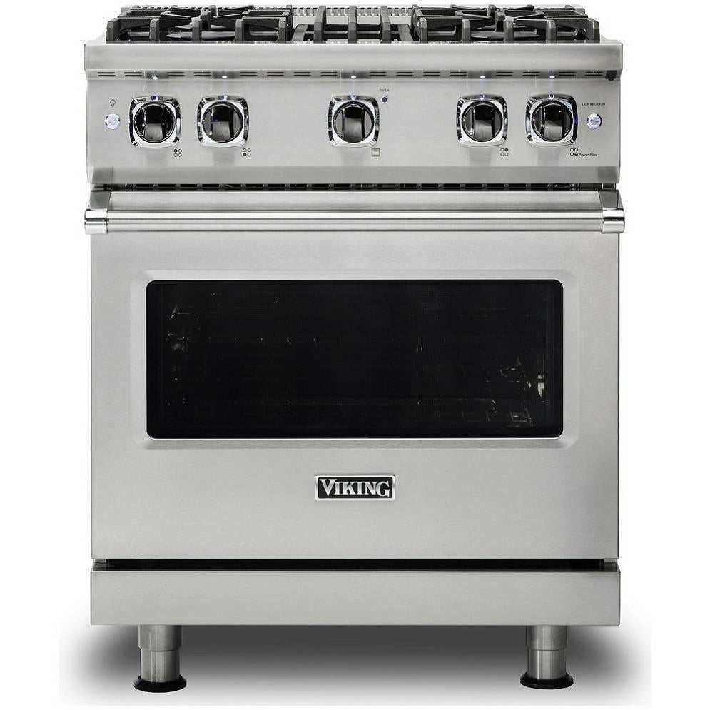 Viking 2024 30" 4 Burners ProFlow SS Professional 5 Series Gas Range VGR5304BSS