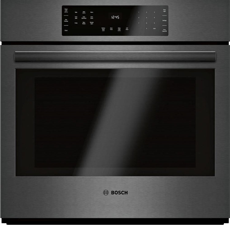 Bosch 800 Series HBL8443UC 30" Black Stainless S. Single Electric Wall Oven Pics