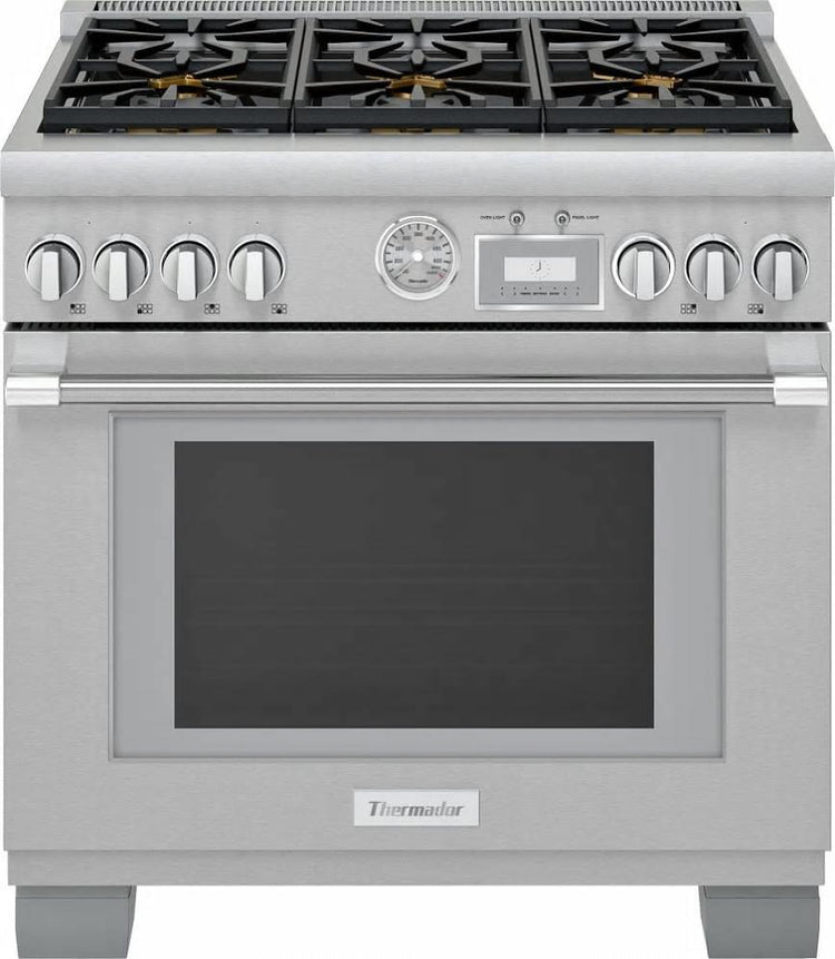 Thermador Pro Grand 36" Pro-Style Professional Series Dual Fuel Range PRD366WGU