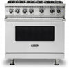 Viking 5 Series 36" Stainless Steel 2021 Pro flow Pro-Style Gas Range VGR5366BSS