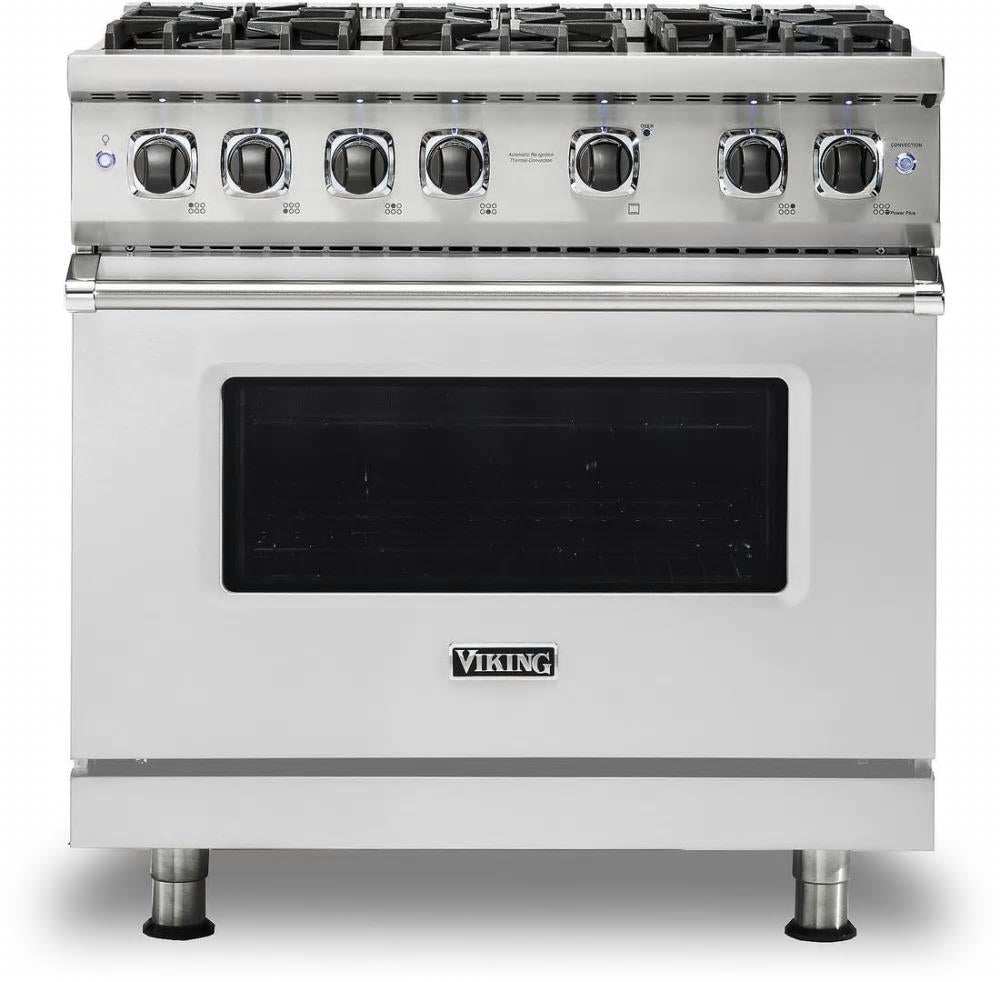 Viking 5 Series 36" Stainless Steel 2021 Pro flow Pro-Style Gas Range VGR5366BSS