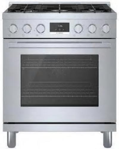 Bosch 800 Series HGS8055UC 30" StainlesSteel Freestanding Gas Range FullWarranty