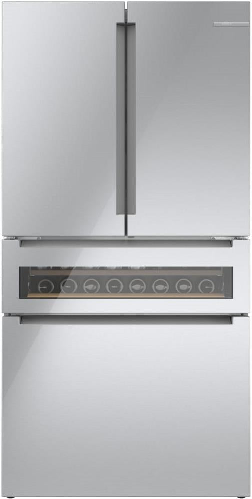 Bosch 36" SS 20.5 Cu. Ft 800 Series 4 French Door Smart Refrigerator B36CL81ENG