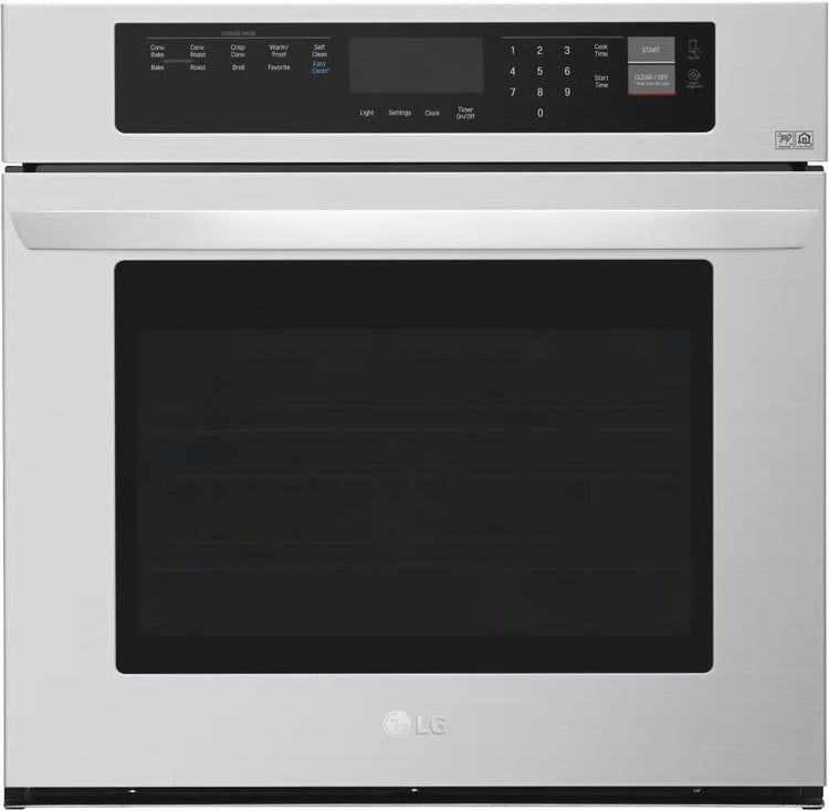 LG 30" 4.7 cu. ft NFC Tag on Single Electric Convection Wall Oven LWS3063ST