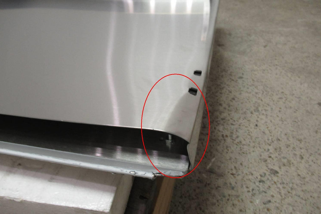 Viking 24 Inch High Shelf for 36 Inch Range/Rangetops HS24536SS