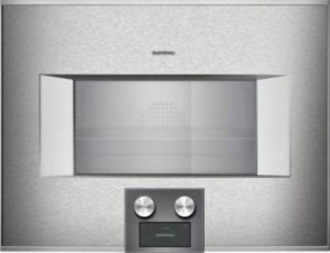 Gaggenau 24 Inch Single Combi-Steam Smart 400 Series Electric Wall Oven BS475612