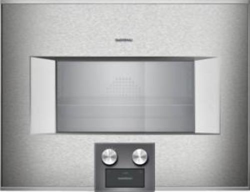 Gaggenau 24 Inch 400 Series Single Combi-Steam Smart Electric Wall Oven BS475612