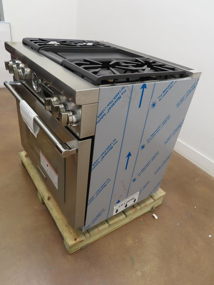 NIB Thermador Pro Grand Professional Series PRG364WDG 36" Freestanding Gas Range