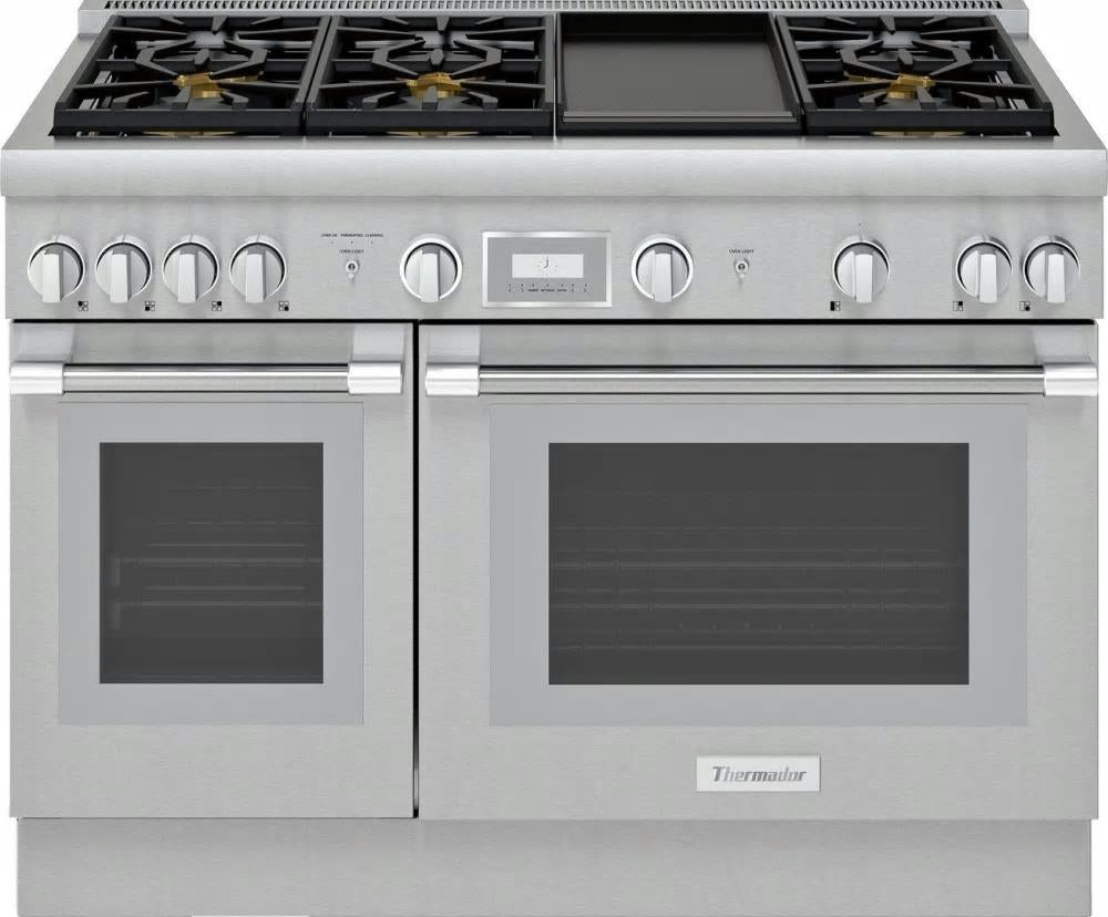 Thermador Pro Harmony PRD486WDHU 48" Freestanding Dual Fuel Range