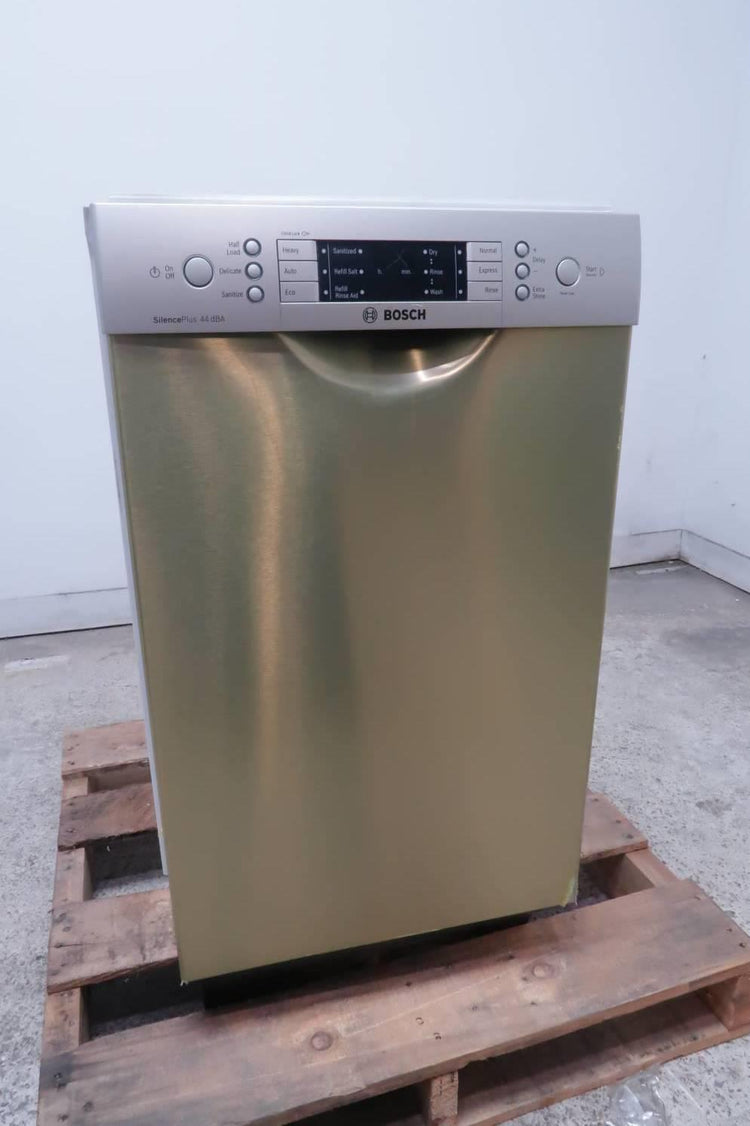 Bosch 800 18" 44dB AquaStop Full Console ADA Dishwasher SPE68U55UC