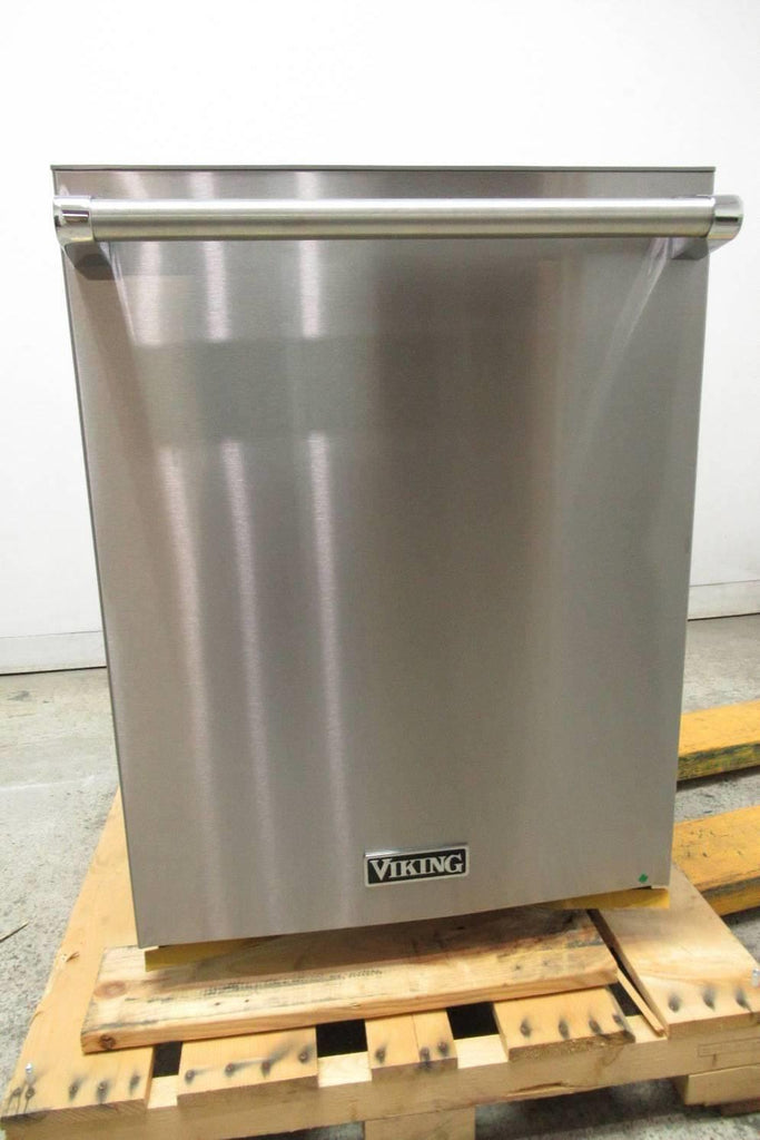 Viking 24 Inch LCD Control Panel Quiet Clean Stainless Dishwasher VDWU524SS