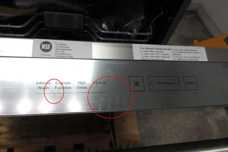 Viking 24 Inch LCD Control Panel Quiet Clean Stainless Dishwasher VDWU524SS