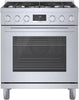 Bosch 800 Series 30" 3.9 Cu.Ft SS Freestanding Dual Fuel Range HDS8055U