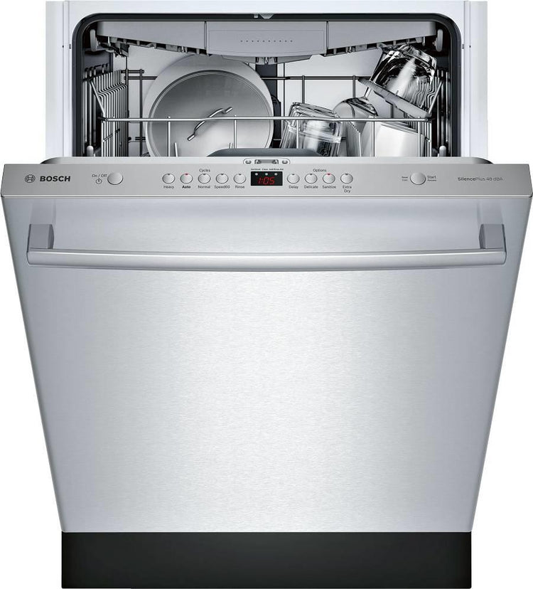 Bosch Ascenta 24" SS 15 Place Setting Integrated 48dBA Dishwasher SHXM4AY55N