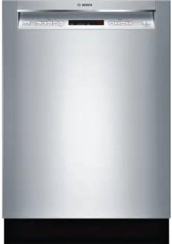 Bosch 300 Series 24" SS 44 dbA Infolight Full Console Dishwasher SHEM63W55N