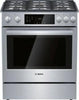Bosch 800 Series HGI8056UC 30" S.S 5 Sealed Burners 9 Mode Slide-In Gas Range