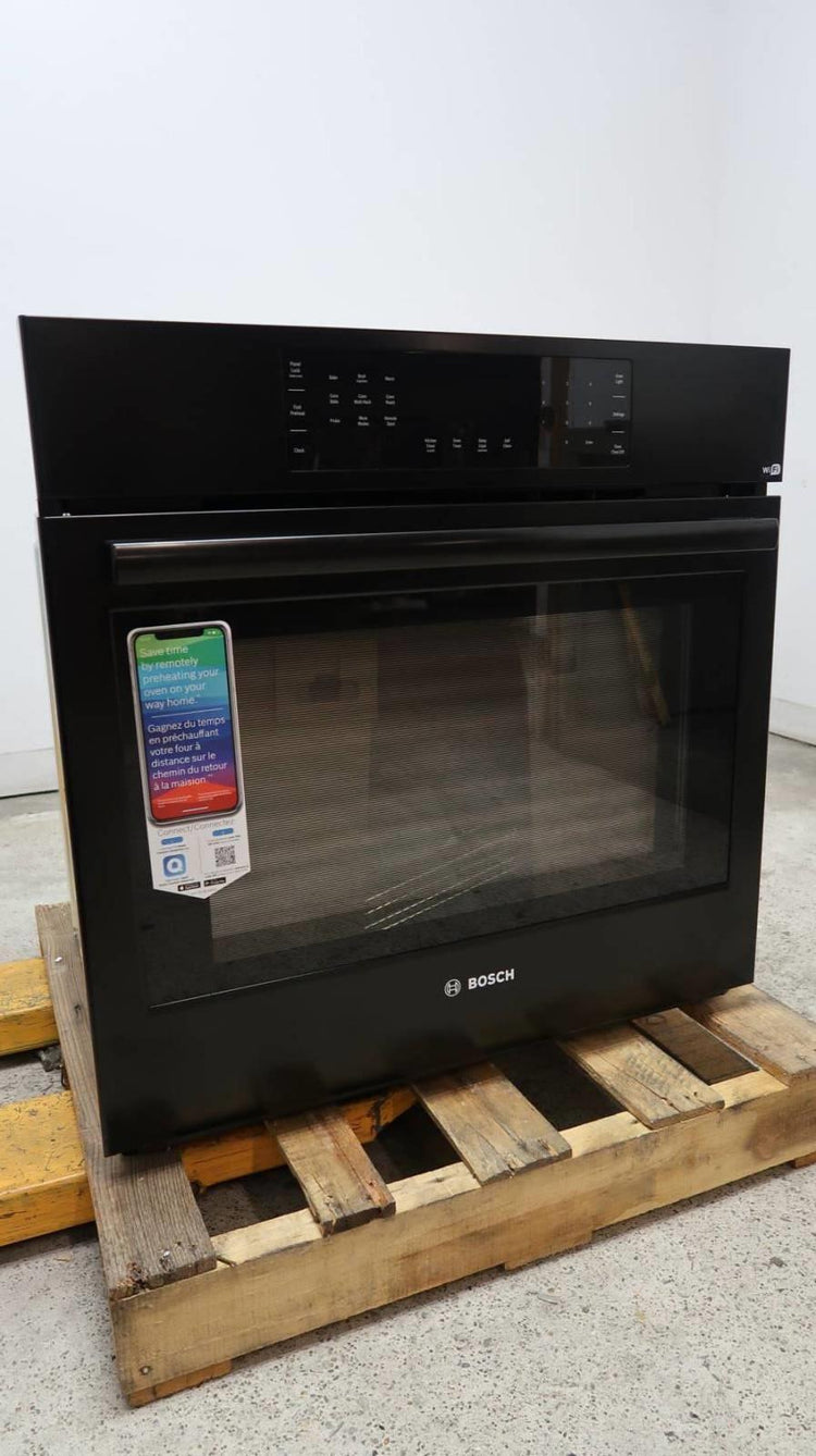 NIB Bosch 800 Series 30" BLK 4.6 Cu.Ft Smart Single Electric Wall Oven HBL8463UC
