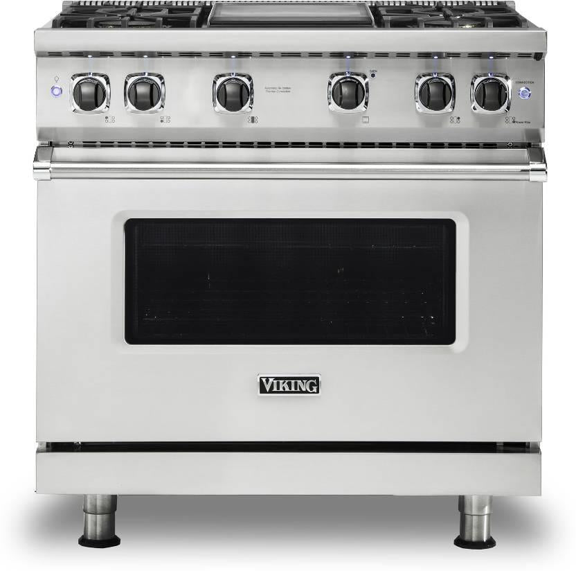 Viking 5 Series VGR5364GSS 36" Freestanding Professional Gas Range 2025 Model - Alabama Appliance