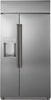 Cafe CSB48YP2NS1 48"Counter Depth Built-In Side by Side Smart Refrigerator