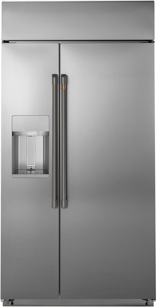 Cafe CSB48YP2NS1 48"Counter Depth Built-In Side by Side Smart Refrigerator