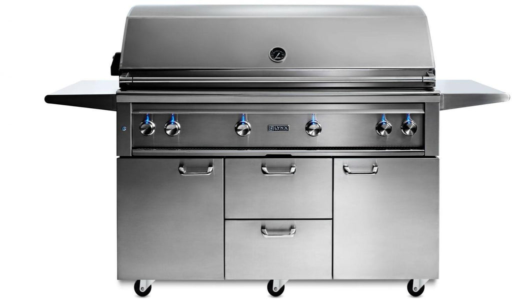Lynx Professional Grill Series 54" 1555 sq.in Cooking Zone NG Grill L54TRFNG