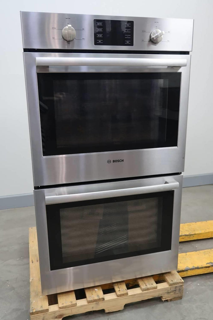 Bosch 500 Series 30" 9.2 cu.ft EcoClean Double Electric Wall Oven HBL5551UC