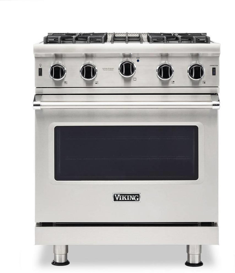 Viking 5 Series VGIC53024BSSLP 30" Liquid Propane 2023 Professional Gas Range - Alabama Appliance