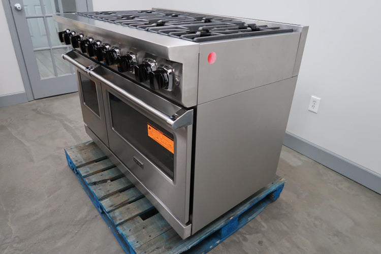 Viking 48" '19 8 Burners SS Pro-Style Freestanding Gas Range VGR74828BSS