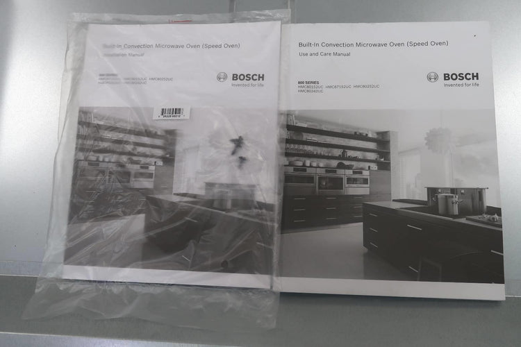 Bosch 800 Series 30" Electric Combination 1.6 cu. ft Single Wall Oven HMC80242UC