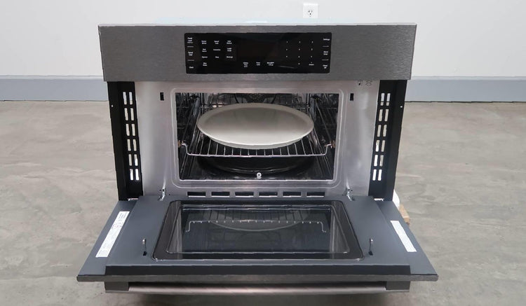 Bosch 800 Series 30" Electric Combination 1.6 cu. ft Single Wall Oven HMC80242UC