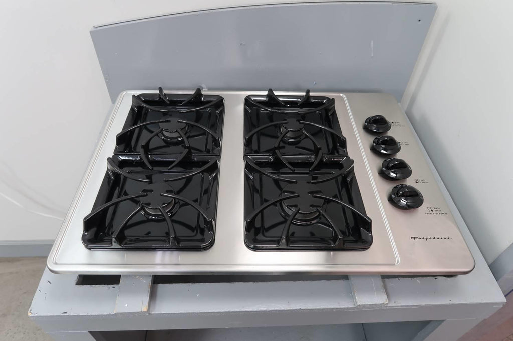Frigidaire 30'' Stainless 4 Sealed Burner UltraSoft Design Gas Cooktop FGC30S4DC