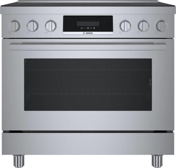Bosch 36" Slide-In 800 Series 3.7 cu.ft 5 Elements Induction Range HIS8655U