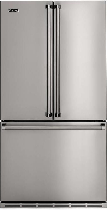 Viking 3 Series 36" 19.8 Cu.Ft Stainless '21 French Door Refrigerator RVFFR336SS