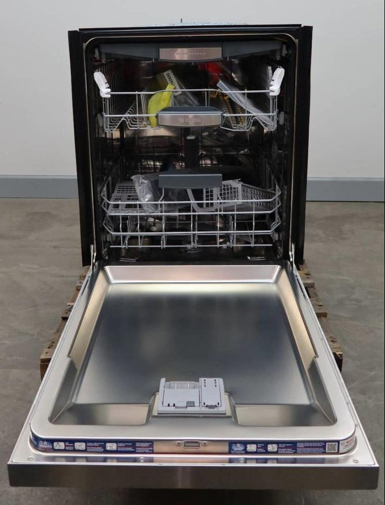 Bosch 800 Series 24" 42dB Crystal Dry InfoLight Stainless Dishwasher SHEM78Z55N