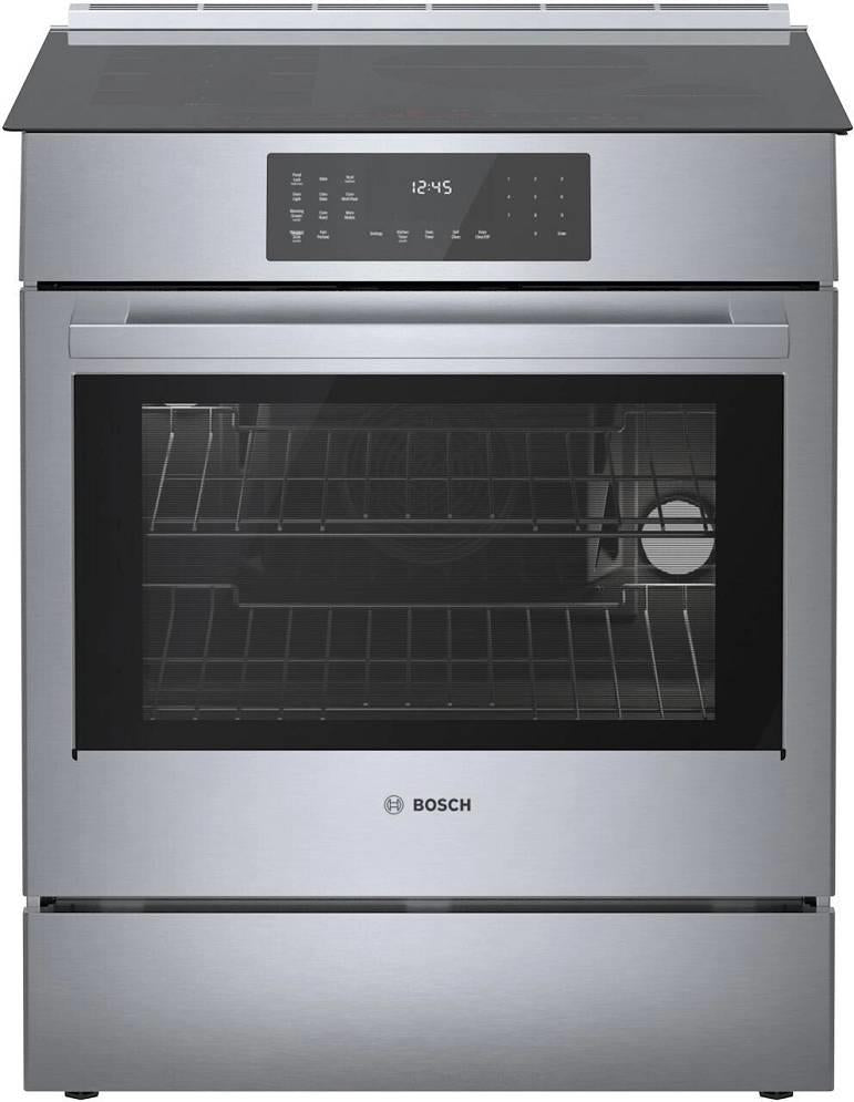 Bosch Benchmark Series 30 Inch SS 4 Elements Slide-In Induction Range HIIP057U