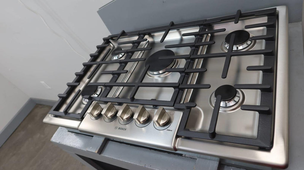 Bosch 800 Series 30" 5 Sealed Burner OptiSim Burner SS Gas Cooktop NGM8056UC