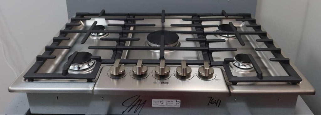 Bosch 800 Series 30" 5 Sealed Burner OptiSim Burner SS Gas Cooktop NGM8056UC