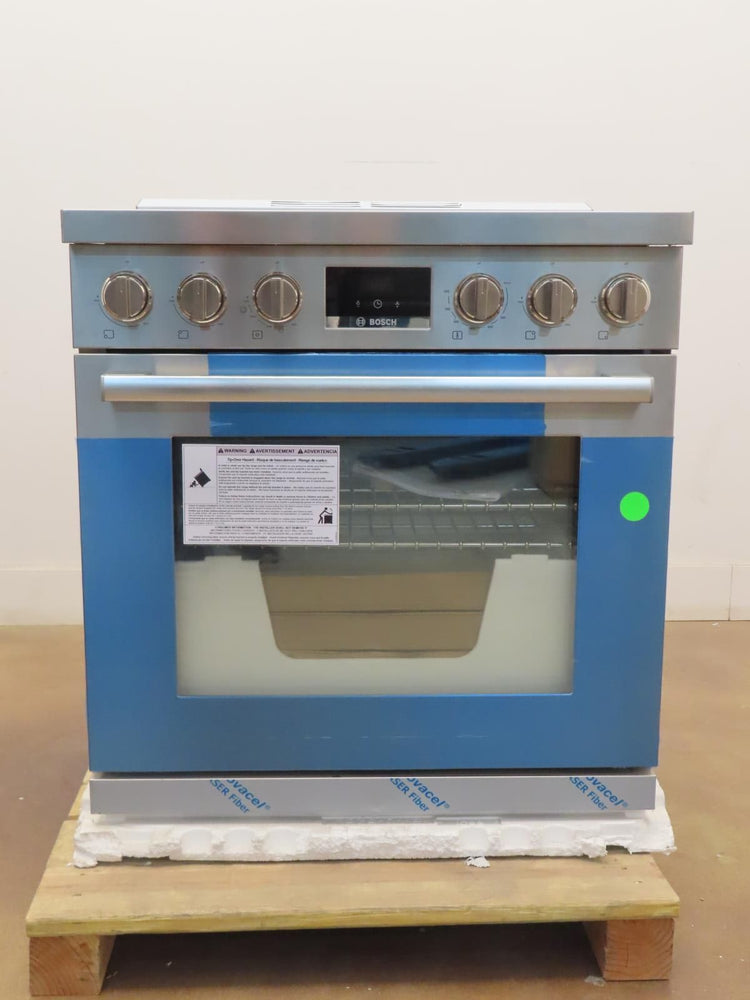 Bosch 800 Series HGS8055UC 30" Freestanding Gas Range with 5 Sealed Burners